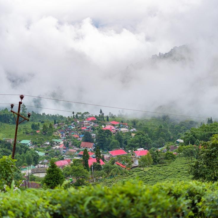 Entertainment zone at night in Germany
